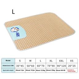 Tapete de resfriamento lavável para animais, Dog Cooling Pad, Cobertor de vime, Portátil e lavável, Canil para cachorro - Image 6