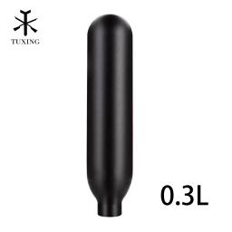 TUXING-Cilindro De Alumínio, Tanque De Ar De Alta Pressão, 18Ci Capacidade, Cilindro De Garrafa De CO2, Fundo Redondo, M18 * 1.5, 3000Psi, 200Bar, 0.3l, 300cc - Image 5