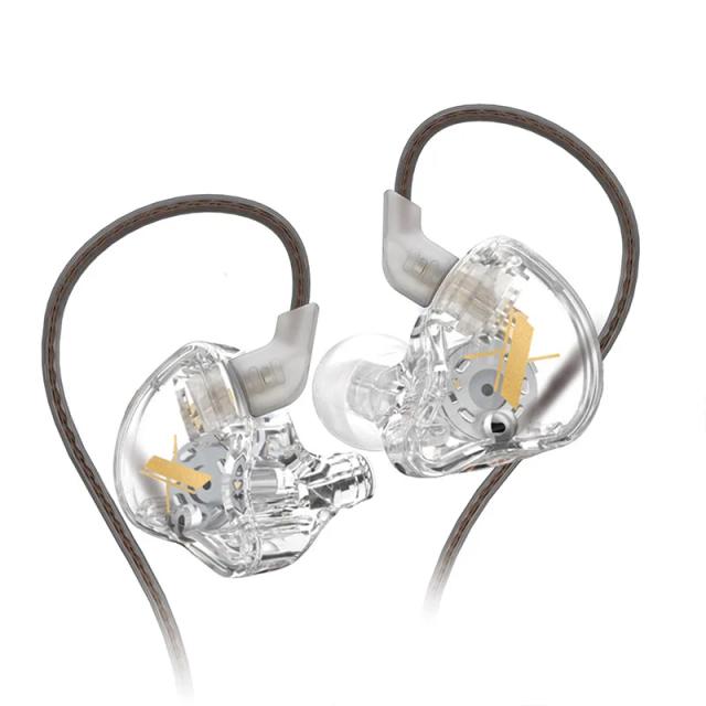 KZ EDX 1 Fones de ouvido intra-auriculares esportivos com cancelamento de ruído de graves HIFI dinâmicos
