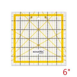 Quadrado Acrílico Patchwork Régua com Linhas de Grade Coloridas, Régua Quilting para Costura, Artesanato DIY, Medição, Corte - Image 3