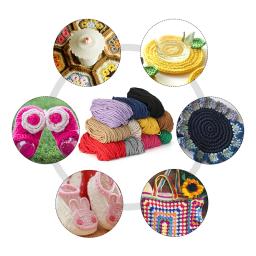 11 cores 100m 5mm algodão torcido corda cabo macrame linha diy artesanal artesanato tecido fio trançado casa decoração do casamento - Image 6