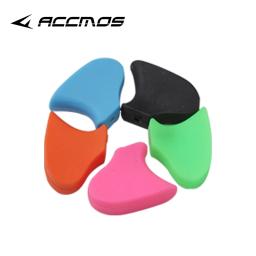 Silicone e borracha dedo protetor para tiro com arco, acessórios tiro com arco, tiro com arco espaçador, clipe, tradicional, arco, caça, tiro com arco, protetor do dedo, 2pcs - Image 2