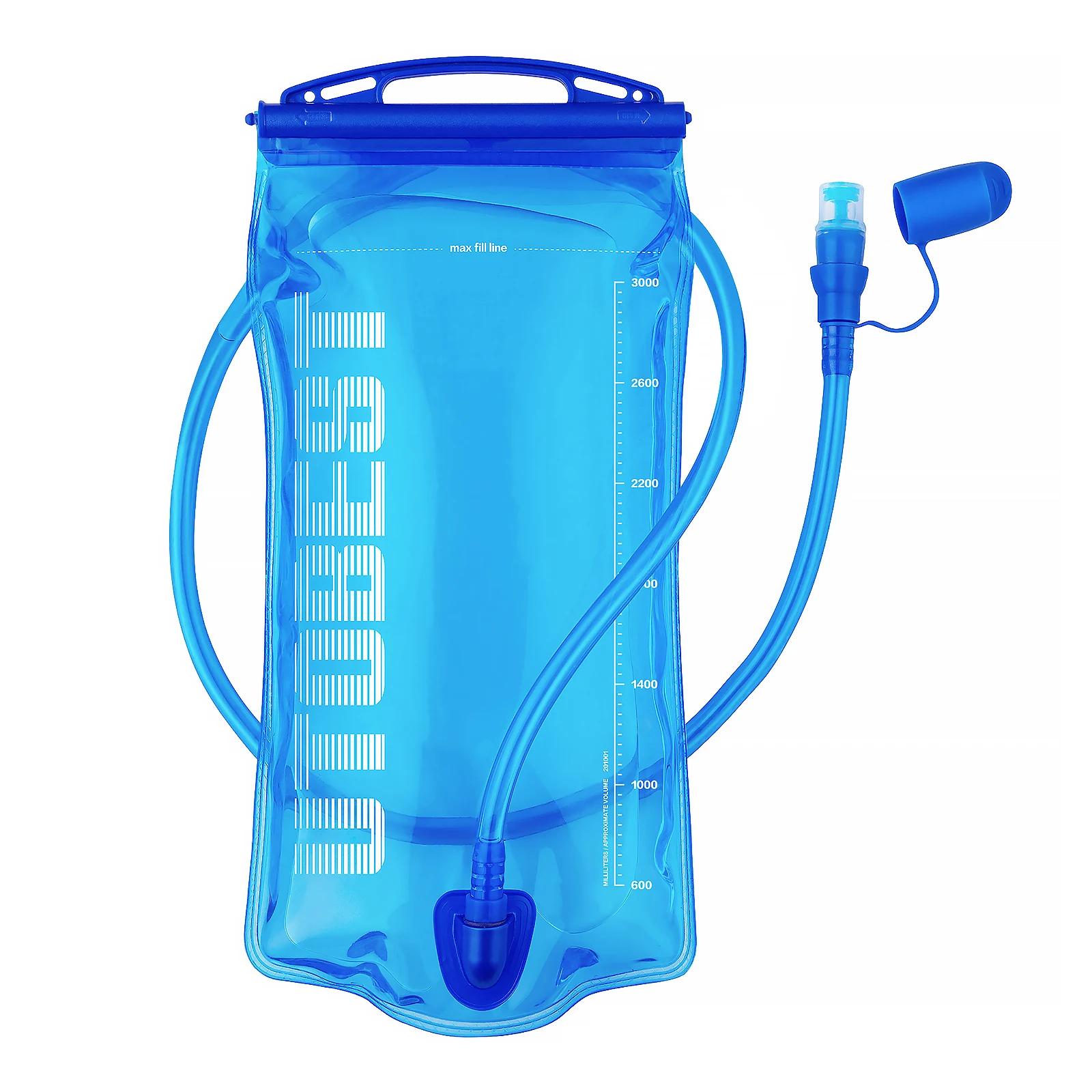 Hidratação Ideal para Corrida, Ciclismo e Caminhada com UTOBEST - Bexiga de Água Sem BPA em Vários Tamanhos 1L, 1.5L, 2L e 3L