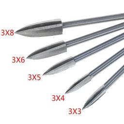5 Pçs/set Gravador Escultura Em Madeira Gravura Broca Fresa Ferramentas Para Trabalhar Madeira Ferramentas de Escultura de Raiz 3mm de Diâmetro Da Haste - Image 5