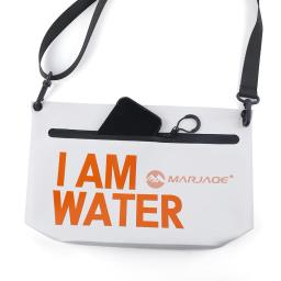 Saco seco impermeável com zíper, Travel Handbag Pack, Wash Sack, Natação, Rafting, Caiaque, Rio Trekking, Flutuante, Boating Water Bag - Image 4
