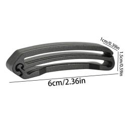 Clipe de extremidade de cinta 2 peças molle terminação keeper fivela anti-érosão cinta de deslizamento rápido suprimentos para cinta de mergulho cinto de mergulho - Image 6