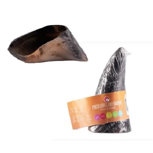Brinquedo Interativo para Cães - Kit Mordedores de Casco e Chifre para Diversão e Saudabilidade