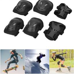 Conjunto de engrenagem protetora para homens e mulheres, cotovelo, pulso, joelheiras, skate, rolo, ciclismo, bicicleta - Image 1