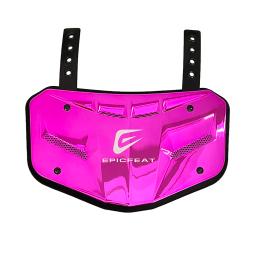 Futebol americano placas traseiras para jovens e adultos, Chrome Rugby Back Pads - Image 1