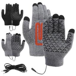 Luvas aquecidas elétricas para mochila e montanhismo, Touch Screen, Mitten para esqui, equitação, Camping, ao ar livre - Image 1
