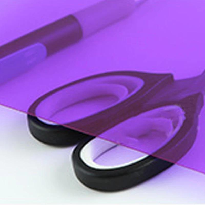 Folha de plástico transparente, folha impermeável, gel filtro de luz, acetato translúcido DIY película transparente, A4, folha colorida PVC, 0,3 milímetros de espessura - Image 1