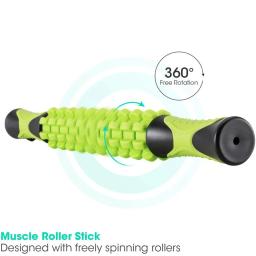 Muscle Roller Massage Stick para Atletas, Massageador Corporal, Dor, Cólicas, Alívio da tensão, Ajuda a recuperar as pernas - Image 3