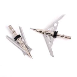 5 unidades/pacote parafusos de tiro com arco de caça flecha broadheads 2 lâminas 100 grão 2.3 "pontas de seta de corte acessórios de tiro ponta de flecha - Image 4