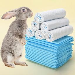 Fralda Super Absorvente Pet, Tapete de fralda saudável descartável para gatos e cães, Superfície de secagem rápida, Almofadas de Xixi de Coelho, 20pcs por conjunto - Image 1