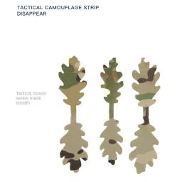 15 Pçs/set Caça Tática CS Wargame Diy Tiras de Camuflagem Dupla Face para Capacete Disparsa - Image 3