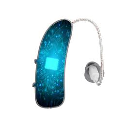 IncenSonic Aparelhos auditivos OTC auto-ajustáveis, perda auditiva leve a moderada, aparelho auditivo Bluetooth com suporte de ruído de ajuste invisível - Image 2