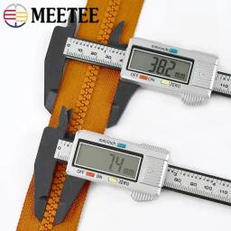 Zíperes de resina para jaqueta e roupas, Acessórios de costura, Acessórios de costura, Único, Duplo Slider, Kit de reparo Zip, 8 #, 60-120cm, 1Pc - Image 3