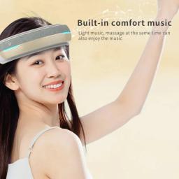 Massagem de vibração elétrica, Compressa de aquecimento, Massagem de pressão de ar, Novo Bluetooth Music Massager - Image 5