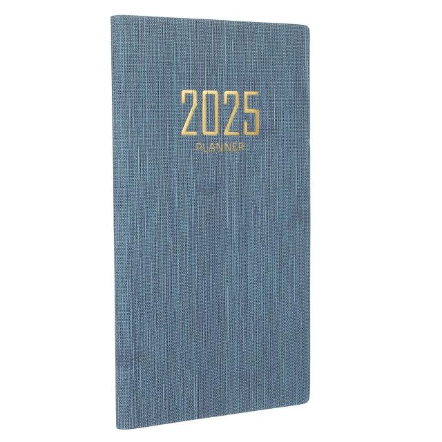 Agenda Planejadora 2025: Caderno Portátil e Prático para Estudantes com Blocos de Notas Delicados