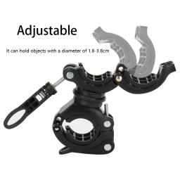 ESLN-Suporte de bicicleta guidão com luz LED, bicicleta girando luz, duplo suporte, lanterna lâmpada, bomba de ciclismo, acessórios de bicicleta - Image 6