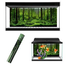 Aquário Cartaz De Fundo, 3D PVC Adesivo Adesivo, Tanque De Peixes, Fundo Do Mundo Subaquático, Papel De Decoração, Papel De Parede Paisagem - Image 1