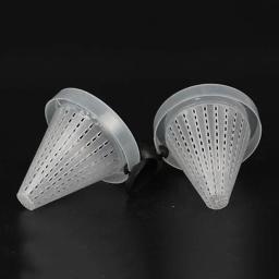 Plástico cônico Worm Alimentador para aquário, Red Worm, Bloodworm Alimentação, Funil Cup, peixe salmoura, Shrimp Food Tool, 2pcs por lote - Image 2