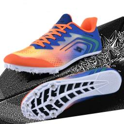 Tênis Profissional de Atletismo para Homens, Soft Spikes, Impermeável, Salto em Longo, Corrida, Treino, Unhas, Corrida, Novo, Atacado - Image 3