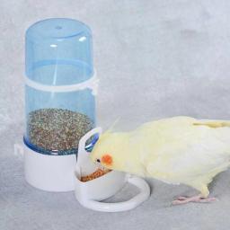 Bebedor automático da água do pássaro com recipiente de alimento ajustável, durável e fácil limpar - Image 2