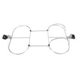 Rack de lalama do barco marinho, aço inoxidável 304, suporte duplo dobrável para 7 "iate marinho, guarda-lalama 2 cesta, 1pc - Image 4