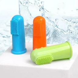 Soft Toothbrush Set para cães, limpeza dos dentes do cão, limpeza oral, massagem, gato, Pet Grooming Products, 2 pcs - Image 5