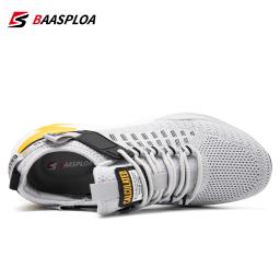 Baasploa homens sapatos esportivos marca malha respirável tênis de corrida para homens verão leve tênis casuais masculino resistente ao desgaste - Image 6