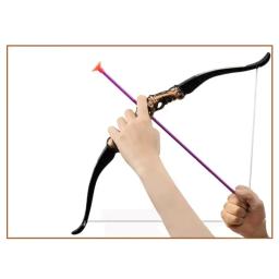35cm diversão ao ar livre plástico tiro com arco e flecha brinquedos das crianças, usado para atirar presentes do menino brinquedo - Image 3