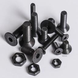 Soquete Cabeça Chata Parafuso Kit, Grau Preto 10,9 Porcas Sextavadas, Parafusos Esescareados, Conjunto De Variedade, M2, M2.5, M3, DIN7991, 200, 340, 360 Pcs - Image 3