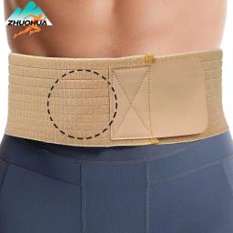 Zhuohua cinto de hérnia umbilical para homens e mulheres, fichário de suporte abdominal com almofada de compressão, auxílio para prevenção de cirurgia de umbigo - Image 1