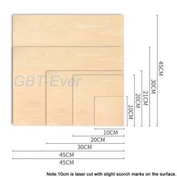 Craft Board Model Toys, construção de escultura, artesanato, Educacional DIY Acessórios, Basswood Chips, 1.5mm, 2mm, 3mm, 4mm, 5mm, 6mm, 8mm, 10 milímetros, 1 PC, 5 PCes, 20 PCes - Image 2