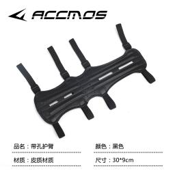 1pc couro de tiro com arco ajustável braço guarda para a prática de caça proteção cinta segura braçadeira proteção acessório - Image 6
