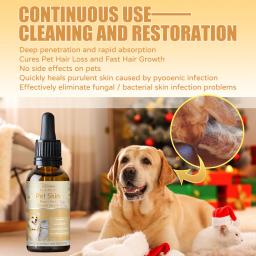 Yegbong-pet pele reparar soro, gato e cão pele ferida cuidados, cabelo Coceira - Image 5