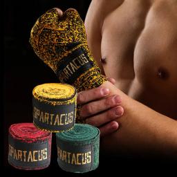 2 pçs 3m/5m boxe bandagem tecido de lã alta estiramento mão fita pulso esportes equipamentos de proteção para boxe luta livre sanda mma - Image 2