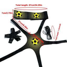 Cinto ajustável para crianças, jogar a prática solo, controle de bola de futebol, equipamento de treinamento, chute elástico - Image 2