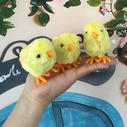 5 pçs novidade pulando frango páscoa acabar pintainho brinquedos mordaça de pelúcia bebê pintinhos brinquedos favores suprimentos adereços presente para crianças meninos meninas - Image 2