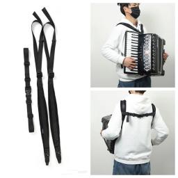 Alça de ombro acordeão nylon macio com fivela ajustável, adequado para acordeão baixo 8-120, novo e de alta qualidade, 1 par - Image 5