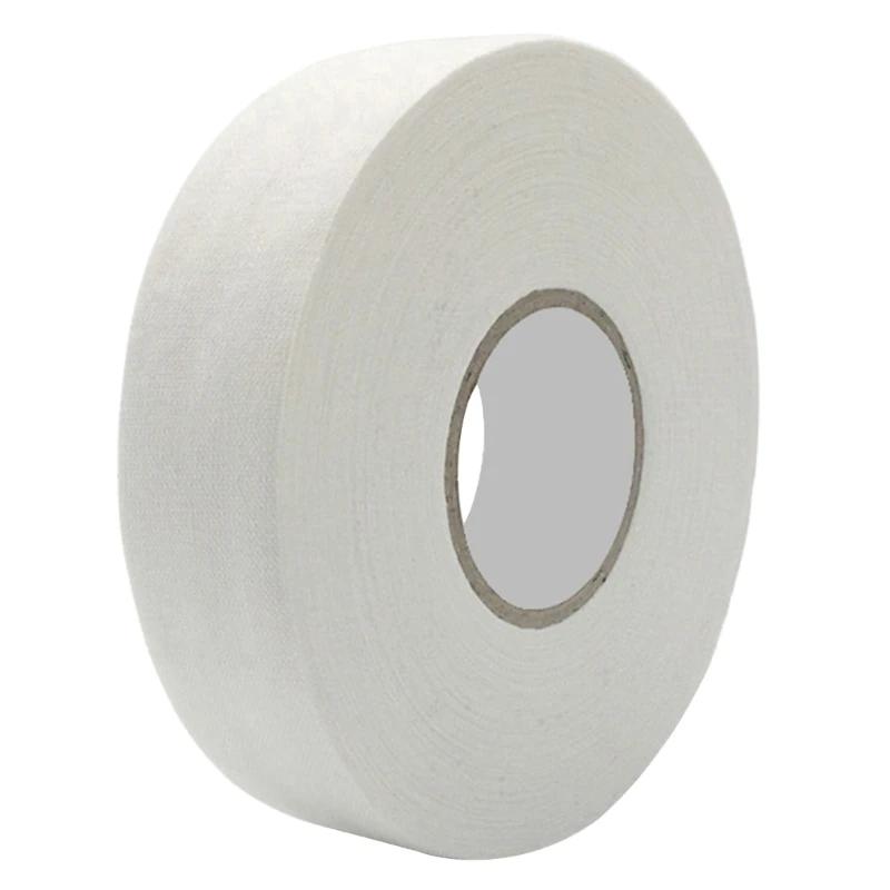 1 rolo 25x25m hóquei vara fita de hóquei esportes com aderência antiderrapante anti-deslizamento fita de hóquei de pano de gelo para envolver hóquei no gelo - Image 1
