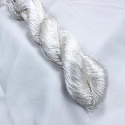 100% fio de seda bordado à mão, linha de bordar, ponto cruz, 400m, preto, branco, 4, cores puras, 1pcs - Image 5