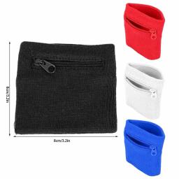 Absorvente Sports Wristband com Zíper, Bolsa, Manga de Pulso, Toalha Banda, Ao Ar Livre, Corrida, Viagem, Bike Key Pocket - Image 6
