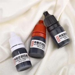 Special Ink for Kids Name Stamp Printing on Clothing, impermeável, não se desvanecer, azul, vermelho, preto, tinta de roupas têxteis, estudantes, 10ml - Image 6