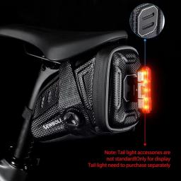 Newboler bolsa de selim de bicicleta à prova d'água, mtb, estrada, cauda, reflexiva, listrada, bolsa de ferramentas, mtb, acessórios - Image 5