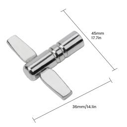 Universal Drum Tuning Key, T-Shaped Chave De Metal, kit de Bateria, Praça Parafusos, Ajustando, Bass Drum Skin, Tone Apertando Ferramenta - Image 4