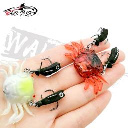 PEIXE DE CAMINHADA-Soft Silicone Crab Lure, Isca Falsa, Afundando Predador, Rocha Do Mar, Squid Pesca, Equipamento Artificial, 5.8g, 13.7g, 1Pc - Image 4