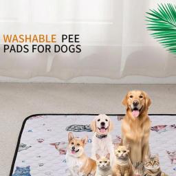 Tapete de treinamento Potty lavável para cachorro, Pet Dog Urine Absorbent Mat, Absorção de urina reutilizável, Tapetes de vedação - Image 5