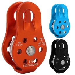 Único Swivel Corda Polia Bloco, 26KN, liga de alumínio, Heavy Duty, 12mm Corda Escalada - Image 1